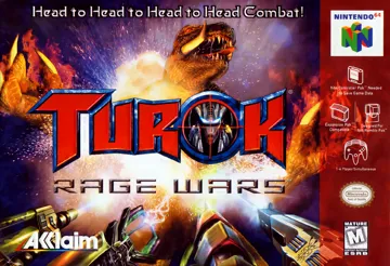 Turok - Rage Wars (USA) (Rev 1) box cover front